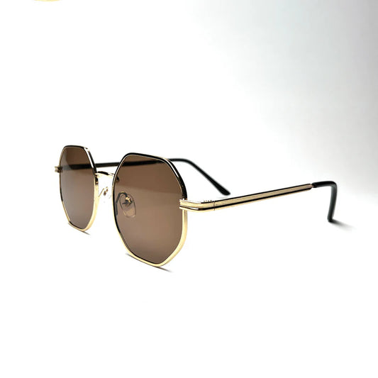 Men Geometric Octagonal Sunglasses