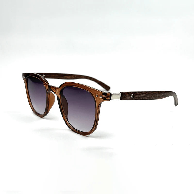 Women Gradient Brown Frame Sunglasses