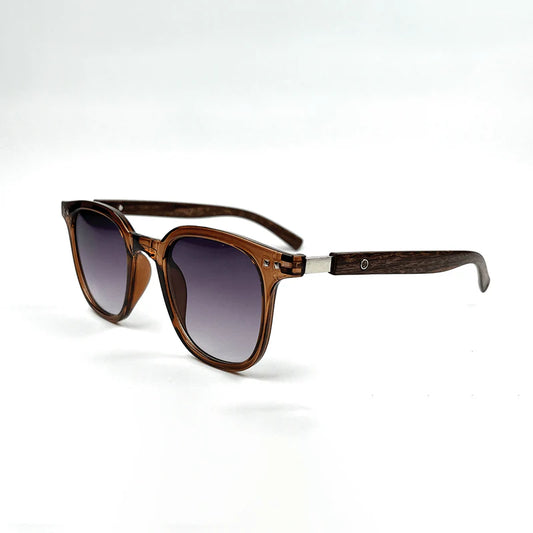 Women Gradient Brown Frame Sunglasses