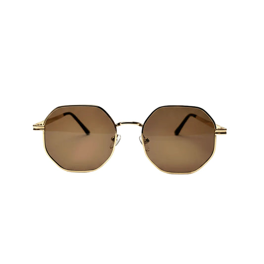 Men Geometric Octagonal Sunglasses