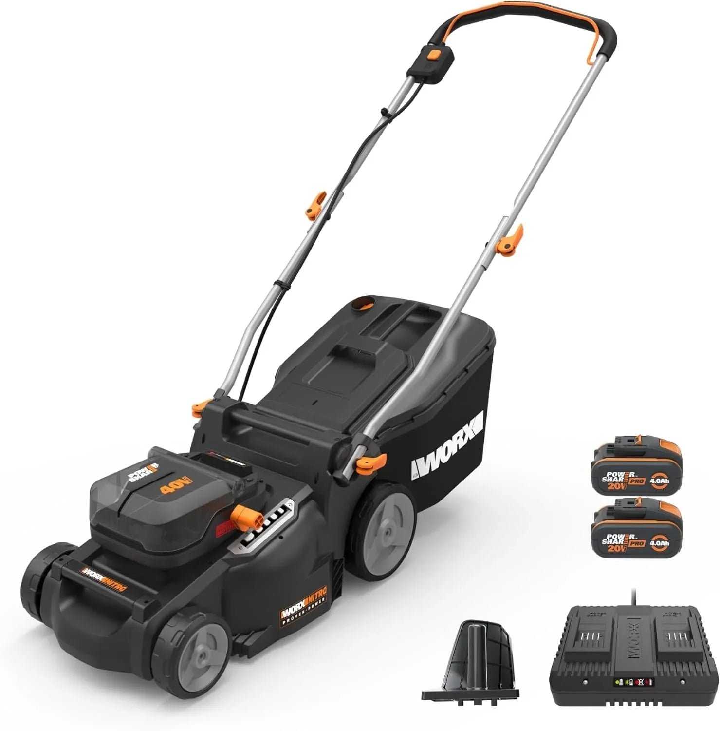 1-503.jpg WORX Nitro 40V 16″ Cordless Lawn Mowers w/Brushless Motor 2.0 & Intellicut. - Image 1