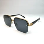 Men Geometric Rimless Sunglasses - Image 3