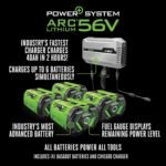 EGO Power+ Electric Riding Lawn Mower, 42" Deck with Zero Turn Radius, Includes (4) 56V 10.0Ah Batteries and Charger ZT4204L - Image 5