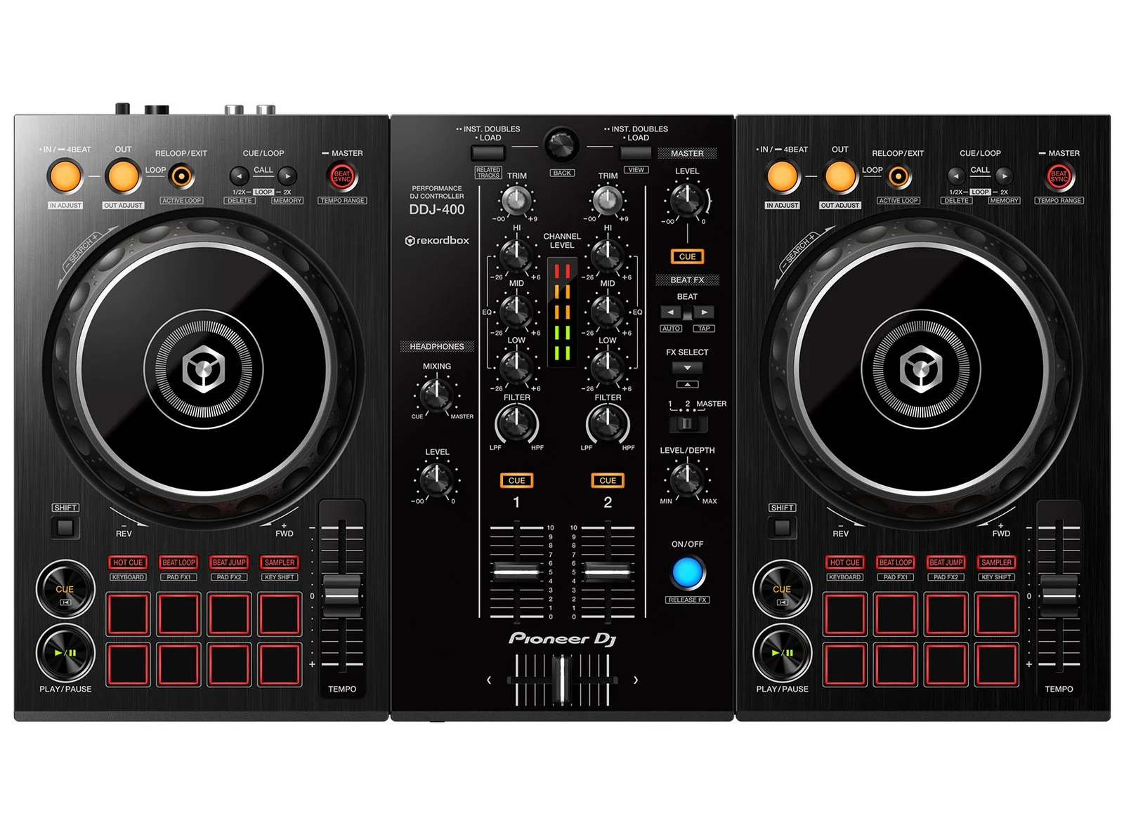 a1-75-1-1-1.webp Pioneer DJ DDJ-400 2-Channels rekordbox DJ Controllers - Image 1