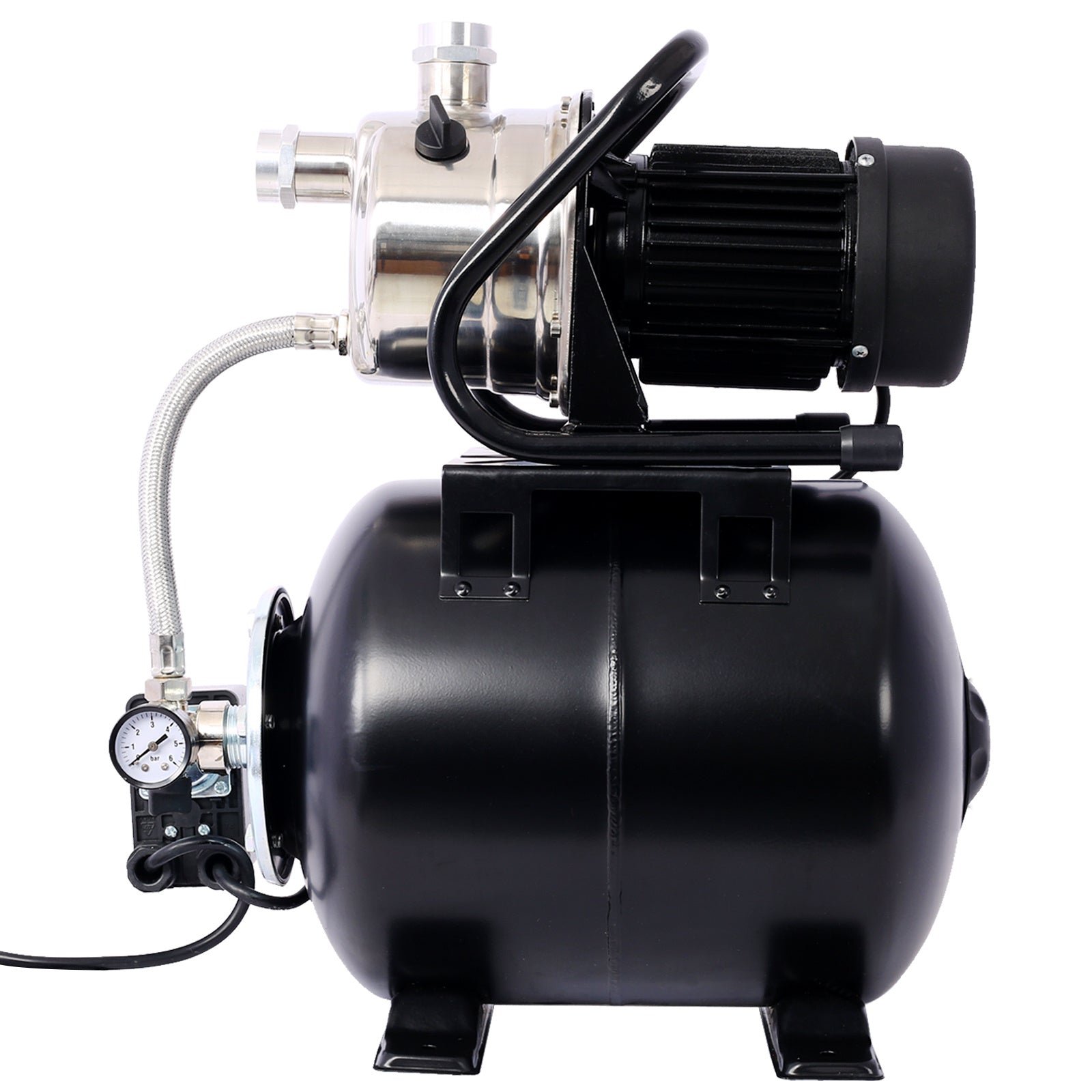 d128a056-c2e7-4b76-b862-c9c63a7ad23a.jpg 1.6HP Shallow Well Pump with 5-Gallon Pressure Tank – Automatic Water Booster, Garden & Irrigation Pump - Image 1