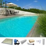 Piscine en kit polystyrène, 4 x 3 x 1,5m, échelle – kit de base â Couleur du liner: Beige/Sable | Épaisseur du liner: 0,90 mm