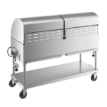 Backyard Pro LPG60RD 60″ Stainless Steel Liquid Propane Outdoor Grill With Roll Dome - Image 2