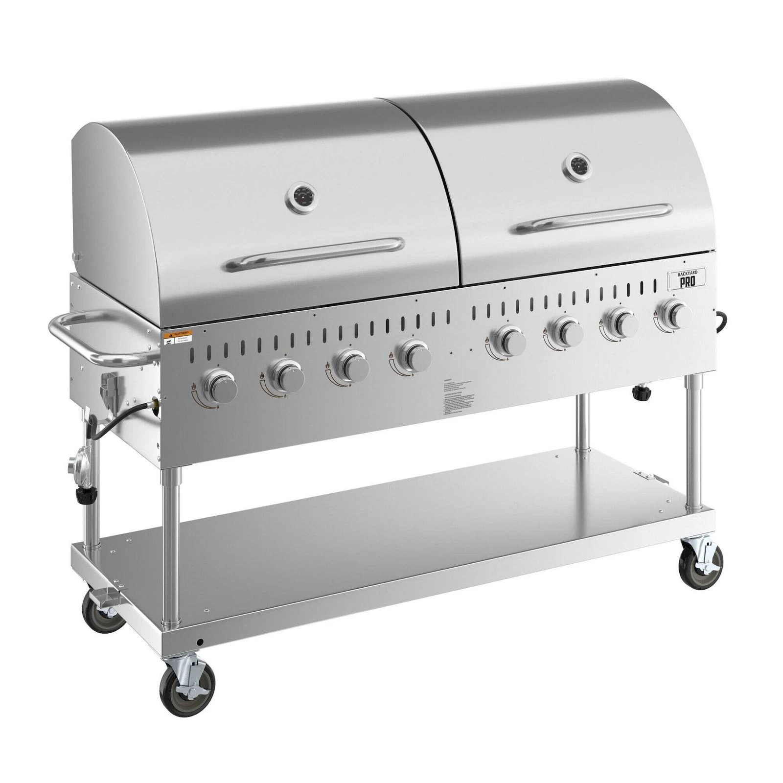 s-l1600.png Backyard Pro LPG60RD 60″ Stainless Steel Liquid Propane Outdoor Grill With Roll Dome - Image 1